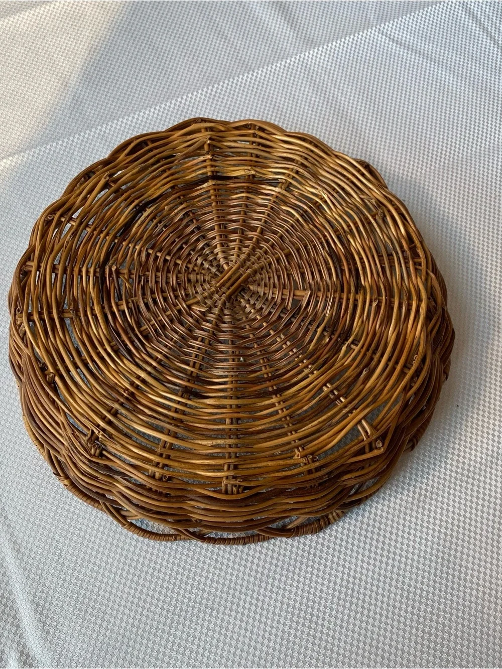 Woven Rattan Decorative Basket - Brown